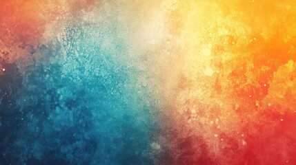 Obraz premium Abstract Background with Blue, Orange, and Yellow Hues