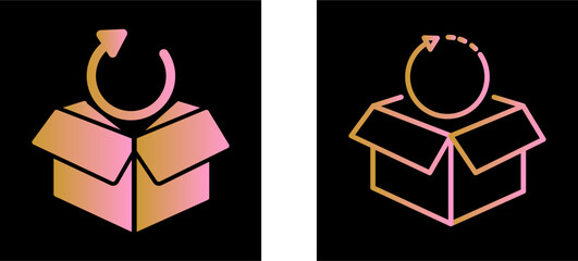 Product Return Vector Icon