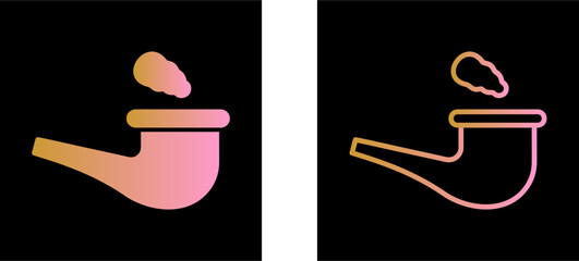 Smoke Pipe Vector Icon
