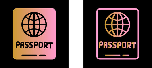 Passport Vector Icon