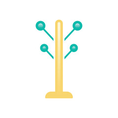 Coat Rack vector icon