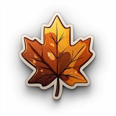 Autumn Maple Leaf Illustration