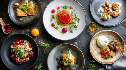 Step into an Italian trattoria where beautifully arranged food celebrates traditional flavors with a modern twist.