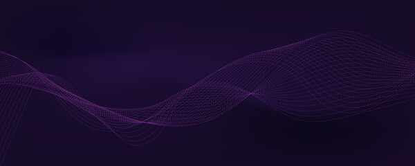 Abstract violet wave background