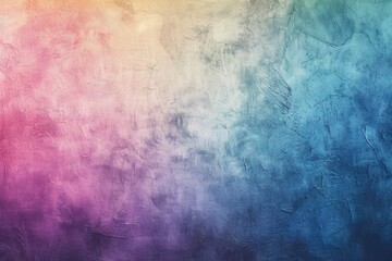 Obraz premium A colorful wall featuring a large clock at the top, perfect for decorating an office or home