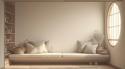 Minimalist Living Room with Natural Light