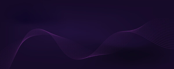 Abstract violet wave background