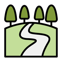 River, road, street icon