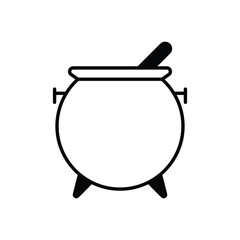 Cauldron vector icon