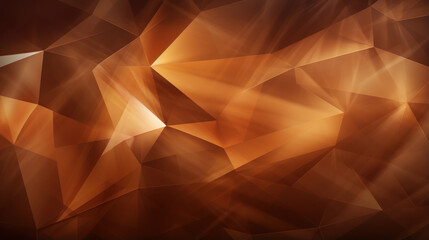 Obraz premium Abstract brown triangles background. Geometric patterns, polygon wallpaper.