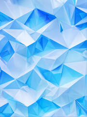 Polygonal Ice Pattern: Modern Geometric Art