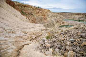 Padovsky quarry in Samara region, Russia