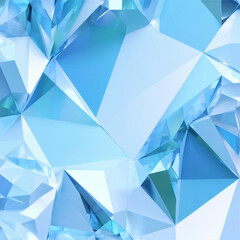 Obraz premium Polygonal Ice Pattern: Modern Geometric Art