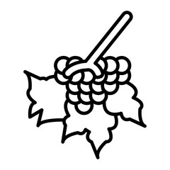 Viburnum line icon