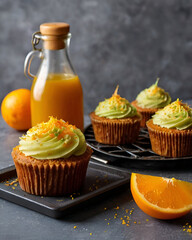 WINTER DESSERT: MOIST ORANGE CUPCAKE