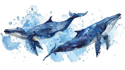 Beautiful grey bottlenose dolphins on white background, collage