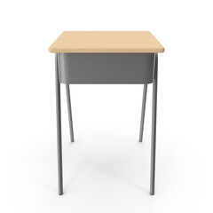 School table and chair 3d