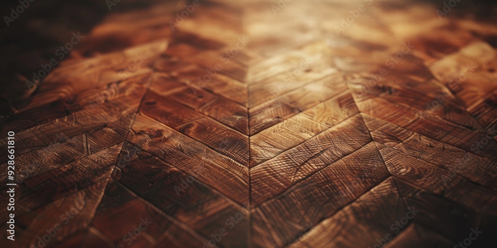 Poster parquet texture pattern iterated