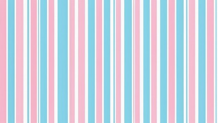 Seamless pattern of vertical pastel stripes in pink, blue, and white colors. The soft color palette and clean design make it ideal for backgrounds, textiles, wrapping paper, baby shower themes, or gen