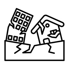 Risk Assessment line icon