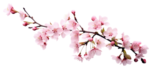 PNG Blossom flower cherry plant.