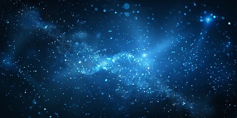 Fototapeta premium Technology Particle Abstract Background