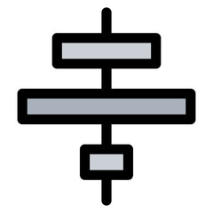 Data alignment icon