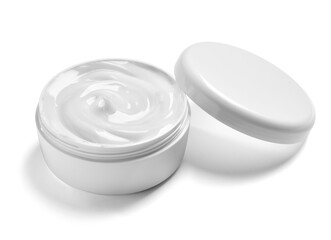  white cream container jar beauty moisturizer skin