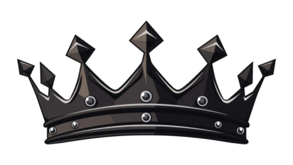 PNG Crown black white background accessories.