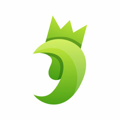 colorful bird creative logo design