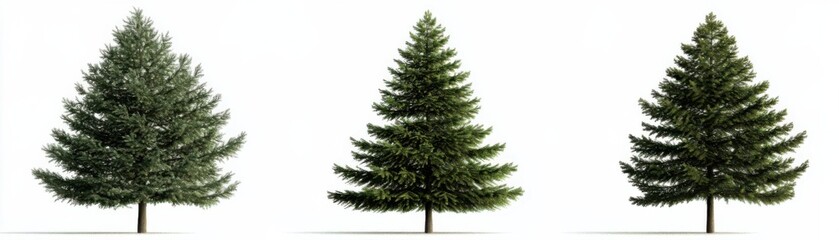 Fototapeta premium Three Pine Trees
