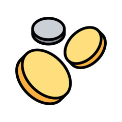 Coin drop icon