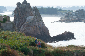 Randonnée sur la côte bretonne - Trégor France