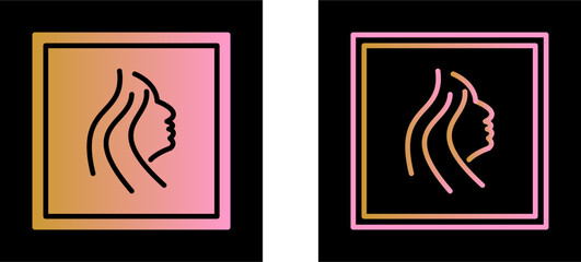 Painting of Woman Vector Icon