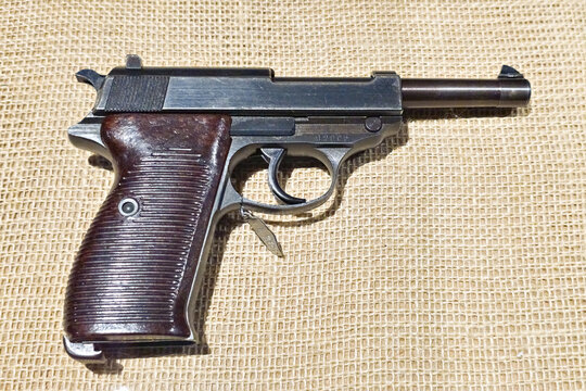 Sofia, Bulgaria, April 24, 2024; Pistol Walther P38