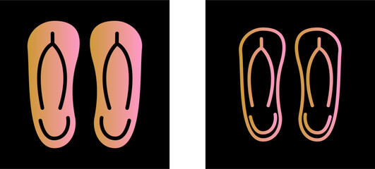 Slippers Vector Icon