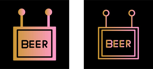 Beer Sign Vector Icon