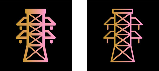 Electricity Tower Vector Icon
