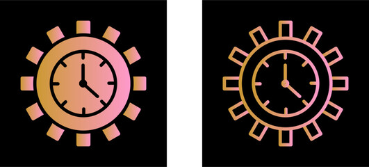 Time Optimization Vector Icon