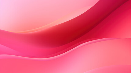 Abstract design with smooth, soft and flowing waves in pink color. Movement scene. Peaceful, calm design. Pink Background, Wallpaper.