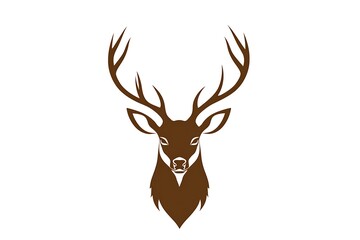 Buck Deer Logo, Simple of Buck Deer, Deer Logo, Great for your Hunting Logo.