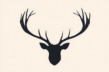 Buck Deer Logo, Simple of Buck Deer, Deer Logo, Great for your Hunting Logo.