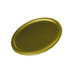 3d gold plate element