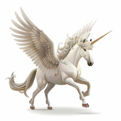 Fototapeta premium 3D Pegasus vector image
