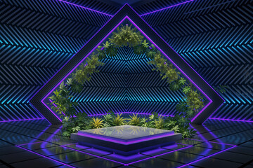 Elegant-photo-the best-hyper realistic-vibrant-podium-abstract background image-wallpaper-Image