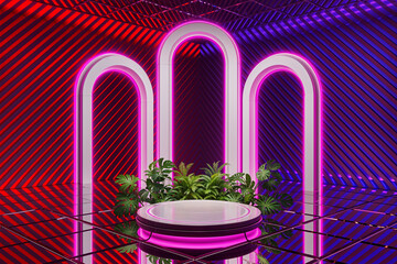 Elegant-photo-the best-hyper realistic-vibrant-podium-abstract background image-wallpaper-Image