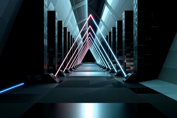 photo the best-hyper realistic-vibrant-podium-abstract background image-wallpaper 