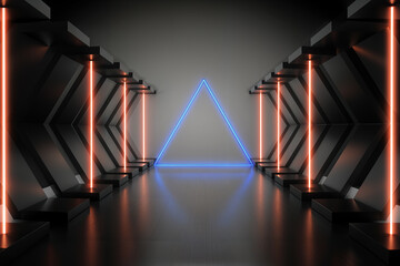 photo the best-hyper realistic-vibrant-podium-abstract background image-wallpaper 