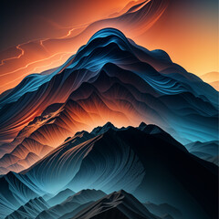 photo the best-hyper realistic-vibrant-podium-abstract background image-wallpaper 