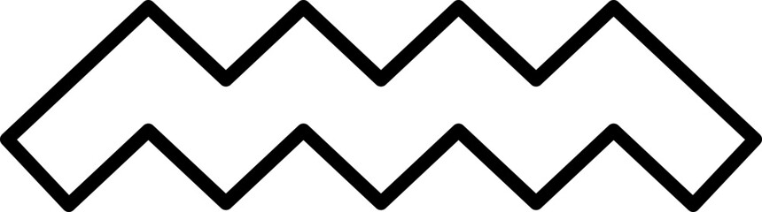 Abstract element. Geometric shape. Linear style.